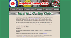 Desktop Screenshot of mayfieldcurling.com