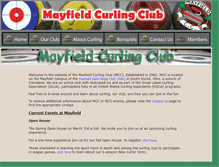 Tablet Screenshot of mayfieldcurling.com